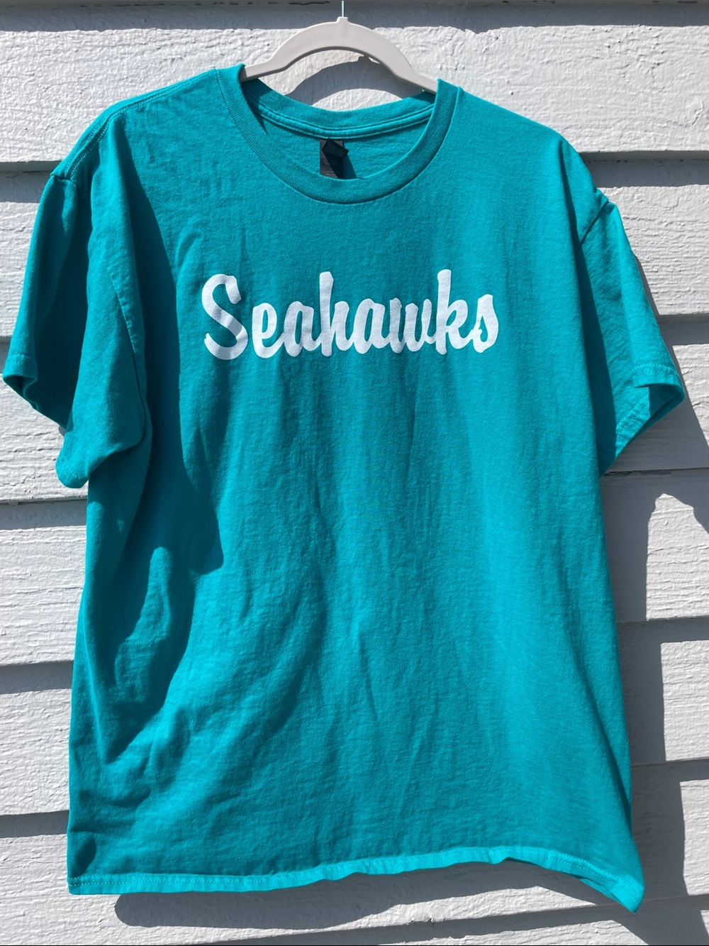 UNCW SEAHAWKS Short Sleeve Tee in Teal - Size Large